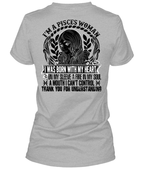 I'm A Pisces Woman T Shirt, I Love Pisces T Shirt