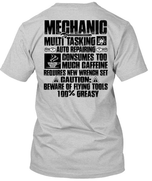 Mechanic Multitasking T Shirt, I Love Mechanic T Shirt