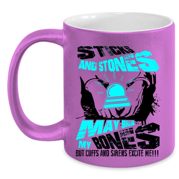 Cool Gift For Police Coffee Mug, Funny Police Officer Accent Mug