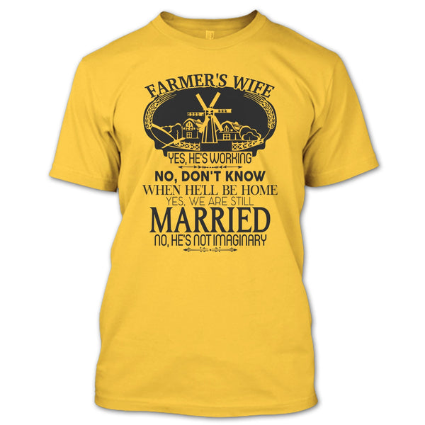 Farmer's Wife T Shirt, Gift For Farmer's Wife T Shirt