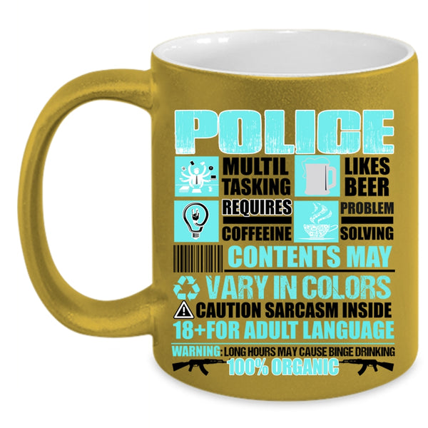 Awesome Gift For Policemans Coffee Mug, Police Accent Mug