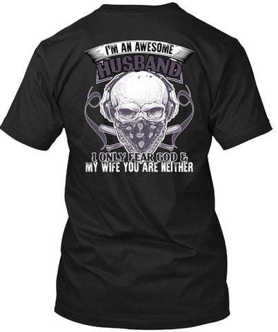 A black t-shirt with the shopify logo