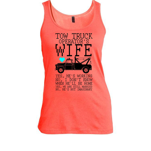 Tow Truck Operator's Wife T Shirt, Coolest Trucker T Shirt, Awesome t-shirts