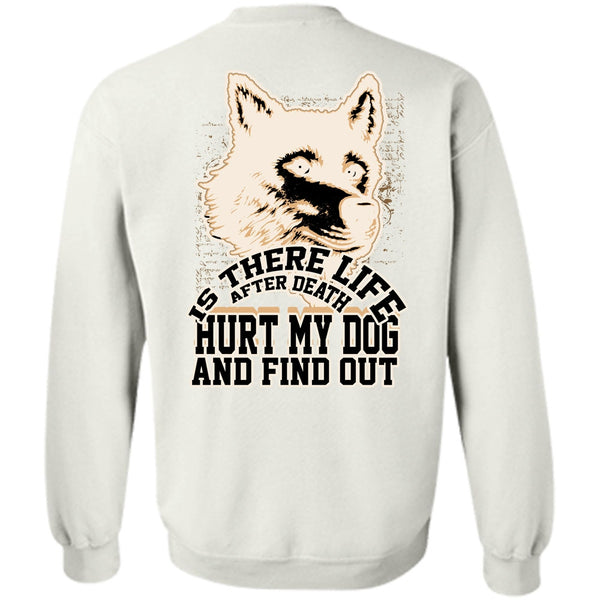 A black t-shirt with the shopify logo