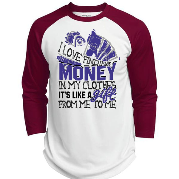 I Love Finding Money T Shirt, I Love My Life T Shirt, Awesome T-Shirts  (Polyester Game Baseball Jersey)
