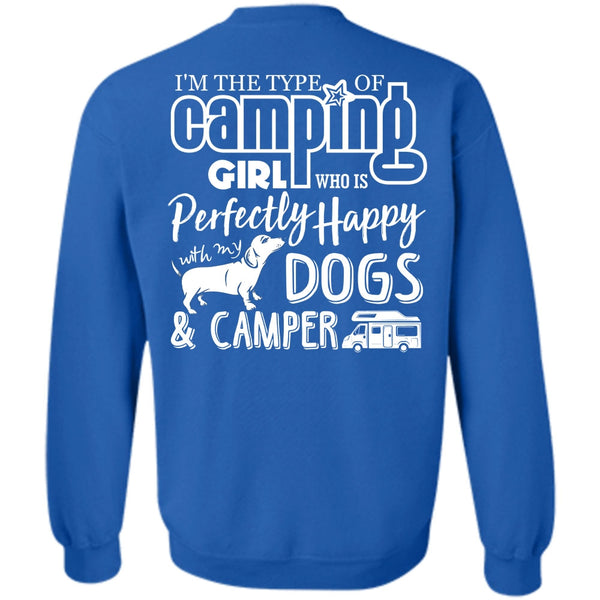 Dogs And Camper T Shirt, I Love Camping Sweatshirt