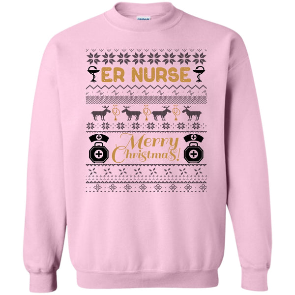 Gift For Merry Christmas T Shirt, Er Nurse Sweatshirt