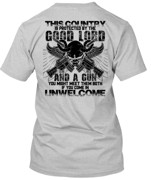 Good Lord And A Gun T Shirt, I Love Gunning T Shirt
