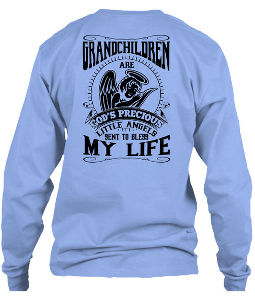 Grandchildren Are God's Precious Little Angels T Shirt, I Love Grandkid T Shirt