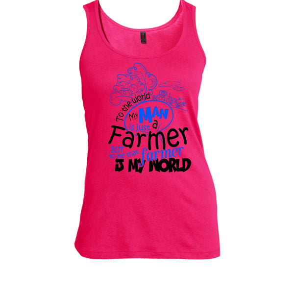 My Man Just A Farmer T Shirt, Coolest Farmer T Shirt, Awesome t-shirts