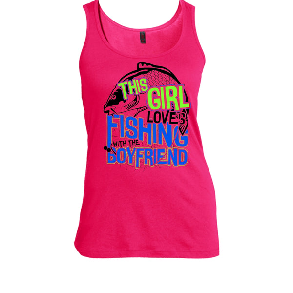 This Girl Loves Fishing T Shirt, Coolest Fishing Tank Top