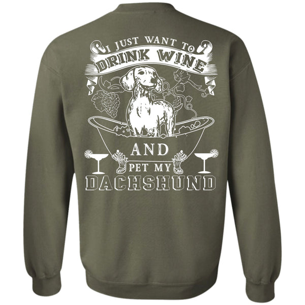 Pet My Dachshund T Shirt, I Love My Dog Sweatshirt