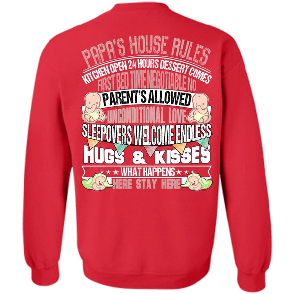 Hugs And Kisses T Shirt, I Love Papa Sweatshirt