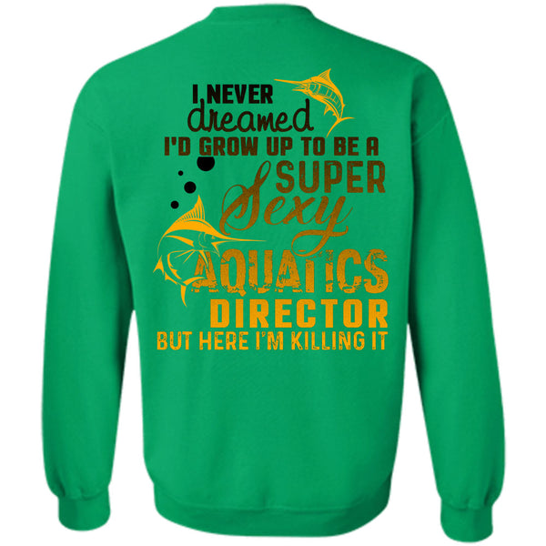 Being A Director T Shirt, I'd Grow Up To Be An Aquatics Director Sweatshirt