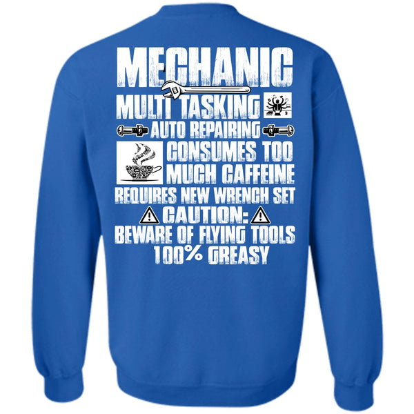 Much Caffeine T Shirt, I Love Mechanic Sweatshirt