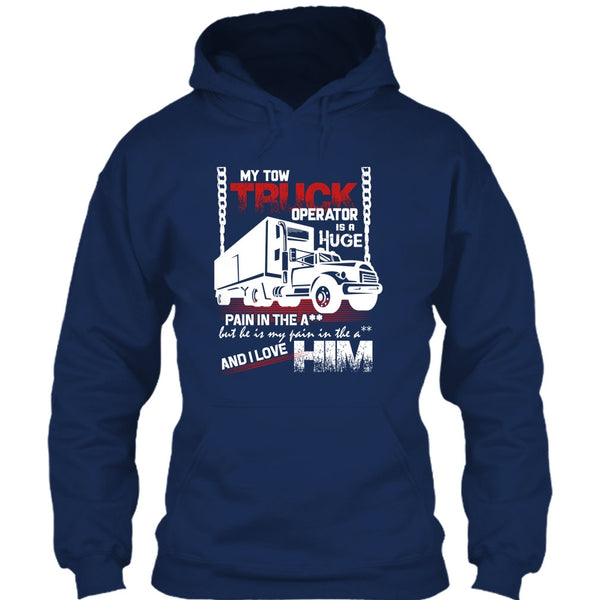 My Tow Truck Operator T Shirt, I Love Him T Shirt