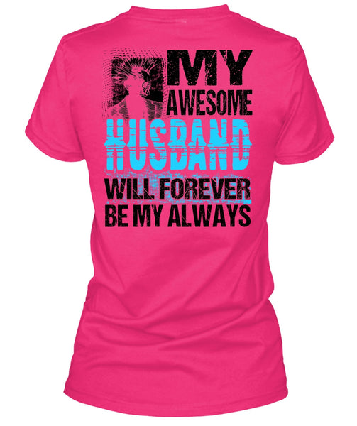 My Awesome Husband T Shirt, I Love Husband T Shirt