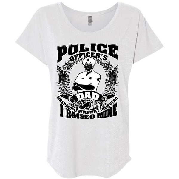 Police Officer's Dad T Shirt, I Love Police T Shirt, Awesome T-Shirts