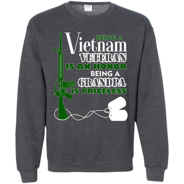Being A Grandpa Is Princess T Shirt, Vietnam Veteran Grandpa Sweatshirt