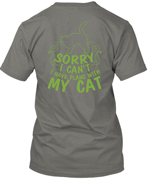 I Have Plans With My Cat T Shirt, I Love Cat T Shirt