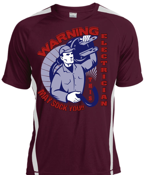 Warning Electrician T Shirt, Being An Electrician T Shirt, Cool Shirt