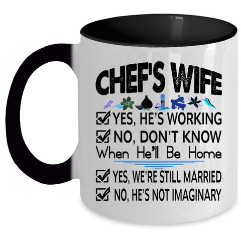 Lovely Gift For Chef's Wife Coffee Mug, Chef's Wife Accent Mug