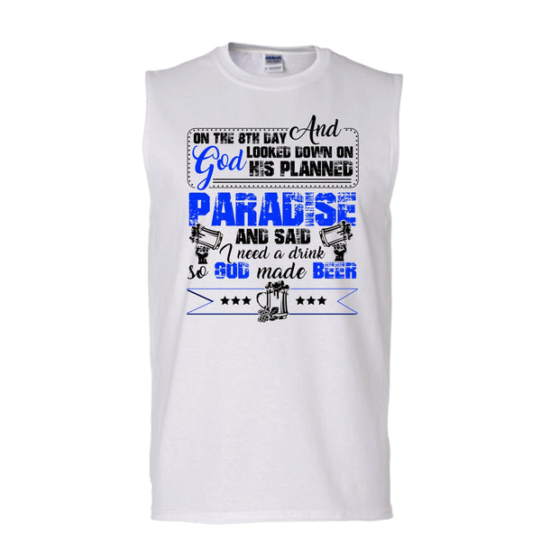 A black t-shirt with the shopify logo