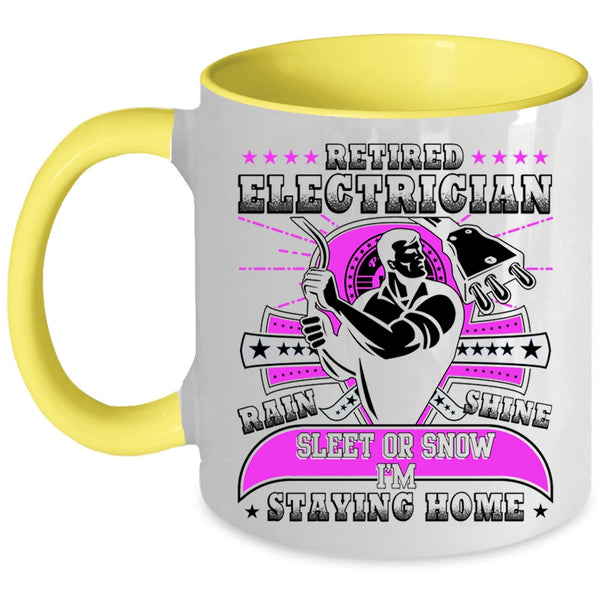Awesome Retirement Coffee Mug, Retired Electrician Accent Mug
