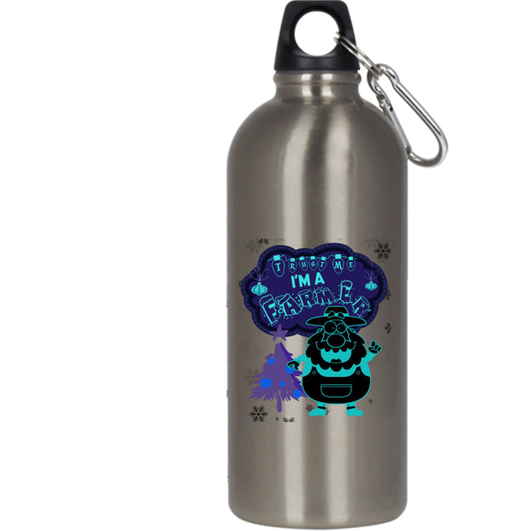 I'm A Farmer 20 oz Stainless Steel Bottle,Funny Christmas Gift For Farmer Outdoor Sports Water Bottle