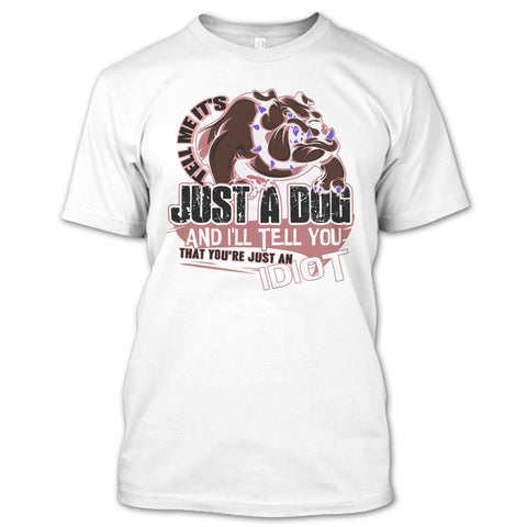 A black t-shirt with the shopify logo