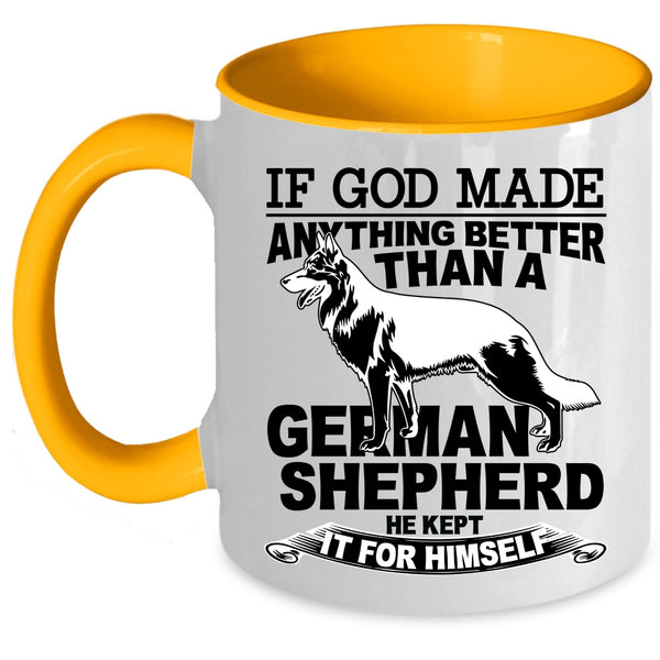 Awesome Dog Lovers Coffee Mug, Cool German Shepherd Accent Mug