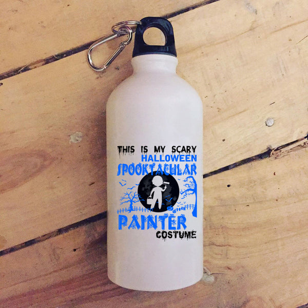 My Scary Halloween Spooktacular Painter 20 oz Stainless Steel Bottle,Scary Outdoor Sports Water Bottle