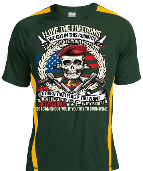 I Love The Freedoms T Shirt, Being A Veteran T Shirt, Cool Shirt