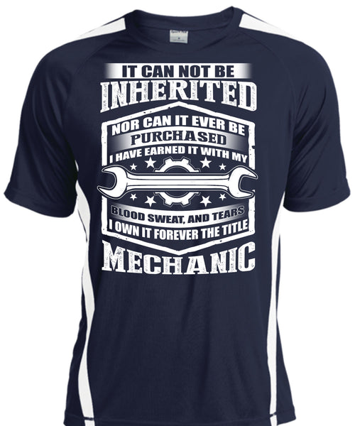 It Forever The Title Mechanic T Shirt, Blood Sweat And Tears T Shirt, Cool Shirt