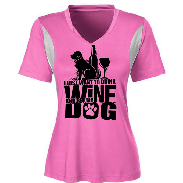 I Just Want To Drink Wine T Shirt, I Love Dog T Shirt, Awesome T-Shirts