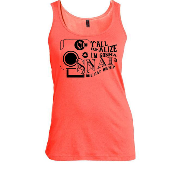 Y'all Realize T Shirt, Funny Photographer Tank Top