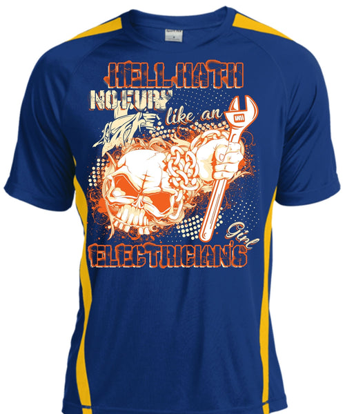 Like An Electrician's Girl T Shirt, Being An Electrician T Shirt, Cool Shirt