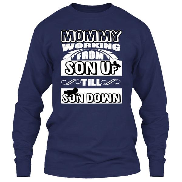 A black t-shirt with the shopify logo