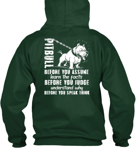 Pit Bull Before You Assume T Shirt, My Life T Shirt