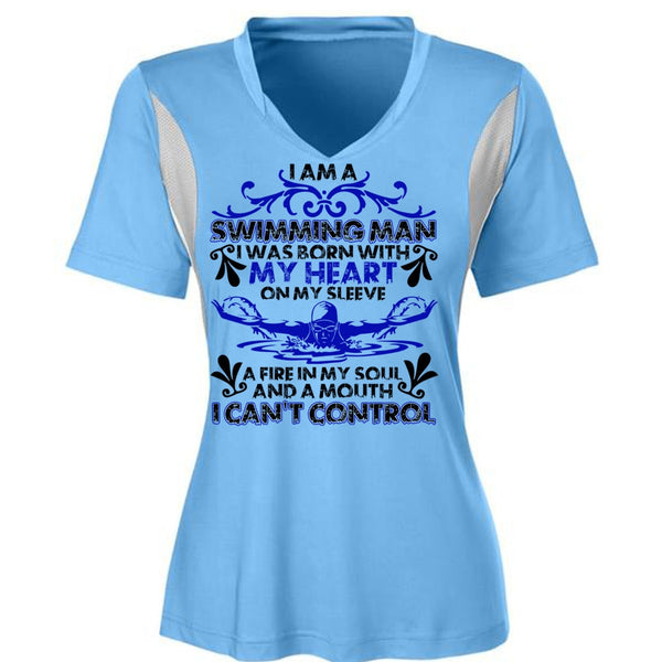 I Am A Swimming Man T Shirt, I Love Swimming T Shirt, Awesome T-Shirts