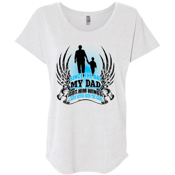 Since The Day My Dad Got Him Wings T Shirt, I Love Dad T Shirt, Awesome T-Shirts