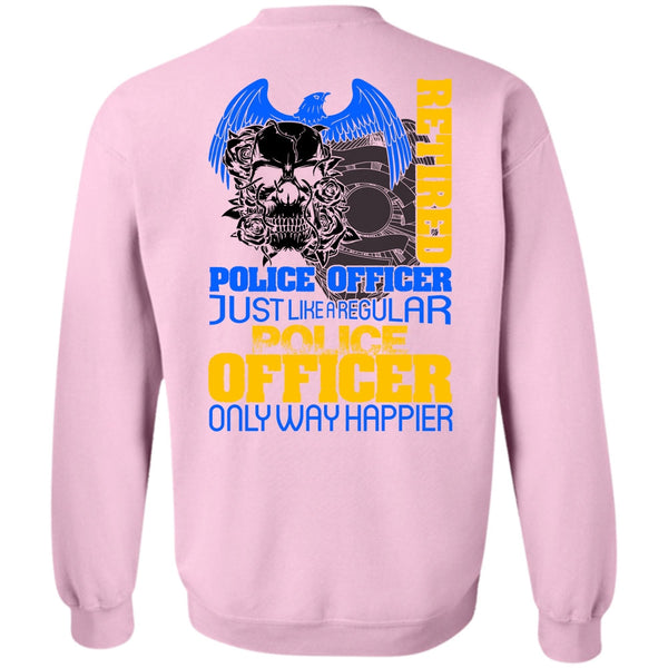 I Love Police T Shirt, Retired Police Officer Sweatshirt