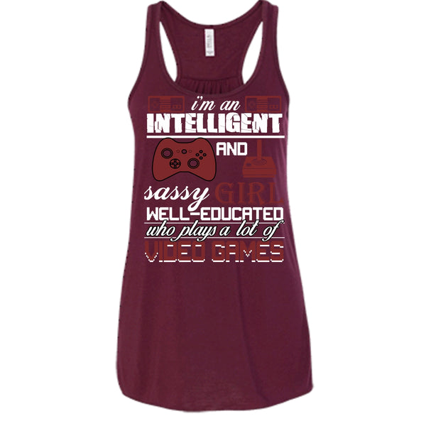 I'm An Intelligent T Shirt, Sasy Girl Well-Educated T Shirt, Cool T Shirt