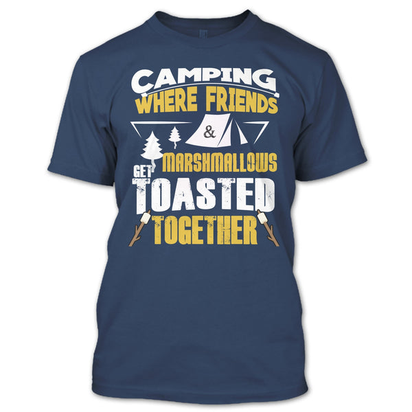Camping T Shirt, where Friends Marshmalows T Shirt