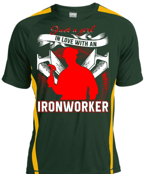 Just A Girl In Love With An Ironworker T Shirt, Being An Ironworker T Shirt, Cool Shirt