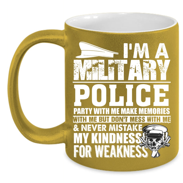 I'm A Military Police Coffee Mug, Awesome Policeman Coffee Cup