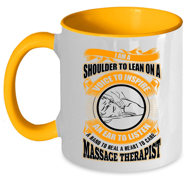 Cool Massage Therapist Coffee Mug, I Am A Massage Therapist Accent Mug
