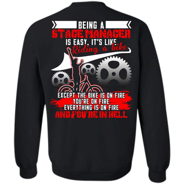 A black t-shirt with the shopify logo