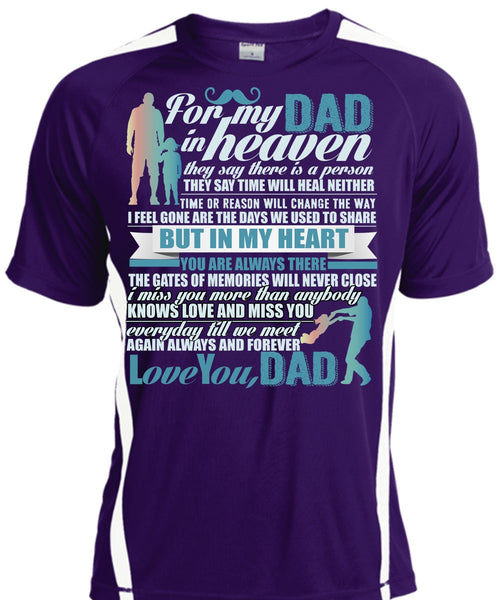 For My Dad In Heaven T Shirt, Love You Dad T Shirt, Cool Shirt