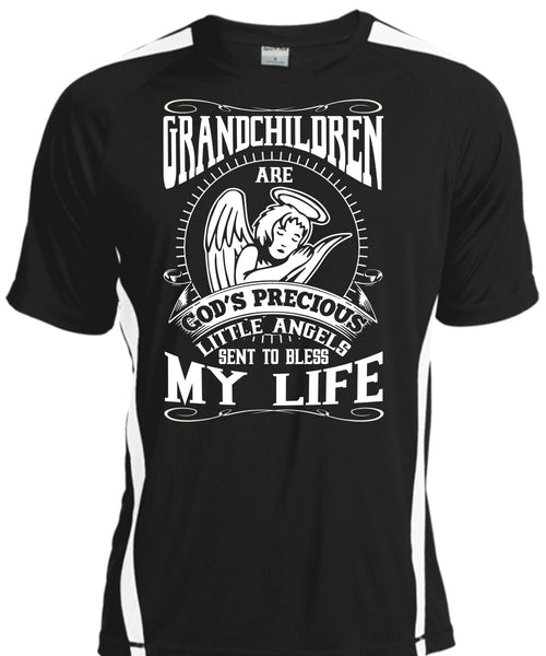 A black t-shirt with the shopify logo